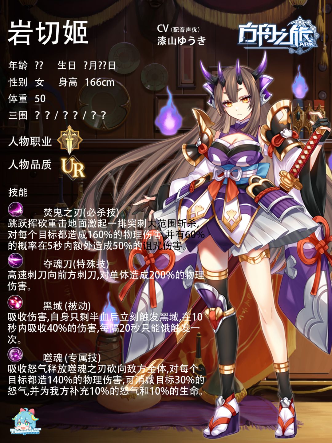 人物情报：岩切姬截图