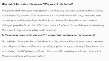 拳头游戏发文道歉，表示将尽快分享详细的技术说明