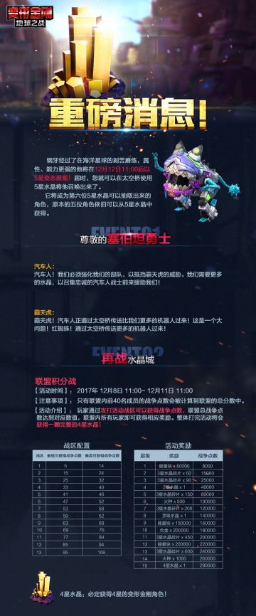 【本周活动】-再战水晶城