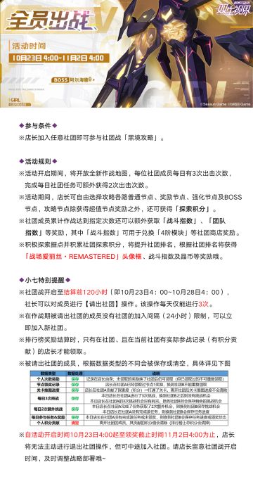 【双生视界】社团战五期「黑境攻略」 即将开启！