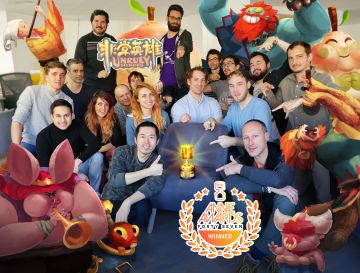 感谢安妮奖组委会，终于收到奖杯！