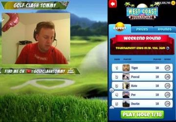 油管主播热衷《决战高尔夫》一决雌雄