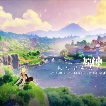 《原神》首张音乐专辑《原神-风与异乡人 Le Vent et les Enfants des étoiles》今日上线