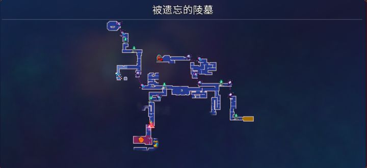 不是我卡陵墓这儿了,有人解释一下陵墓是必须要蜘蛛符文才能过的吗,两条路都得爬墙截图