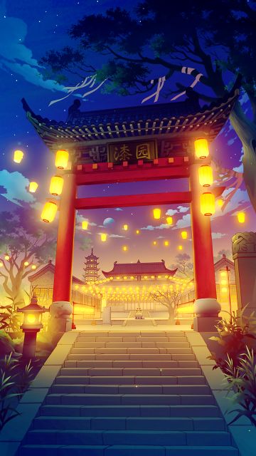 【漆园庙会】送一张高清壁纸，祝大家平安顺遂！