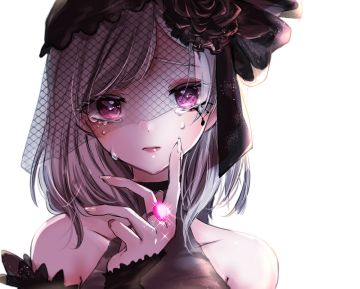 #角虫的腿部挂件#梨花带雨的调香（源：@ちぎり紅）