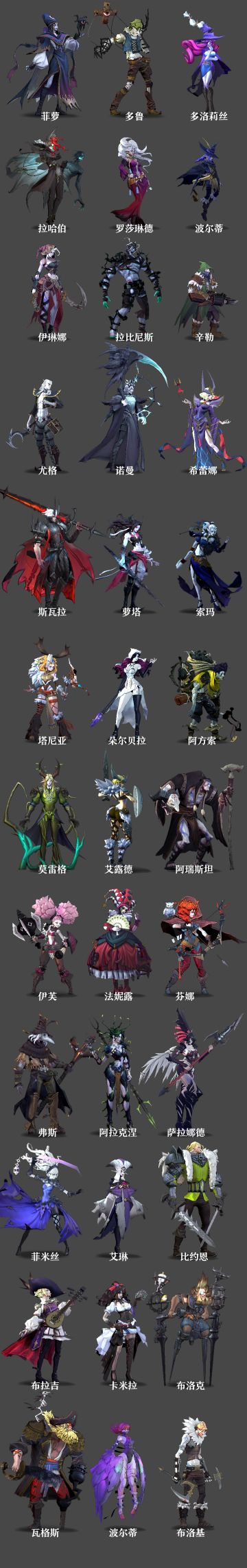 全新立绘你说了算！来挑选你最喜爱的角色吧！