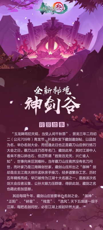 《剑网3：指尖江湖》【神剑谷】秘境介绍