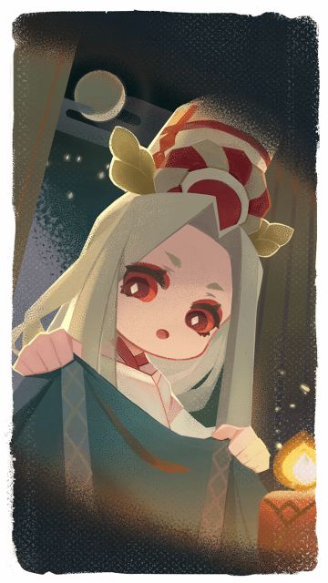 庭院插画集 | 鬼使白——照顾好他