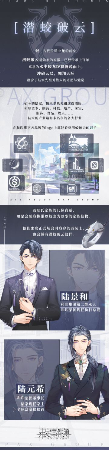 陆氏家徽 | 潜蛟破云，翔龙在天