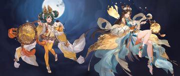 新皮肤爆料丨貂蝉化身广寒仙子，带着她的小兔兔关关来啦