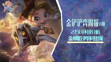 金铲铲弈周报：2.15B环境分析与阵容排行，金鳞吃鸡率登顶