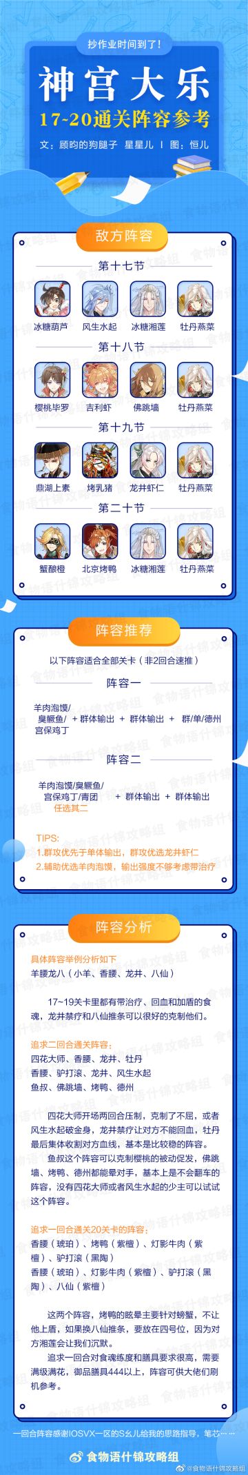 神宫大乐17-20关阵容参考【什锦攻略组】