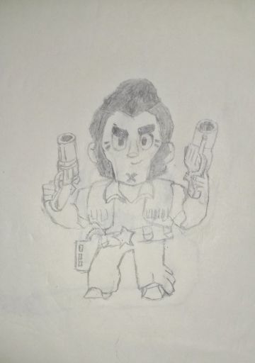 画的柯尔特，帅吗😁