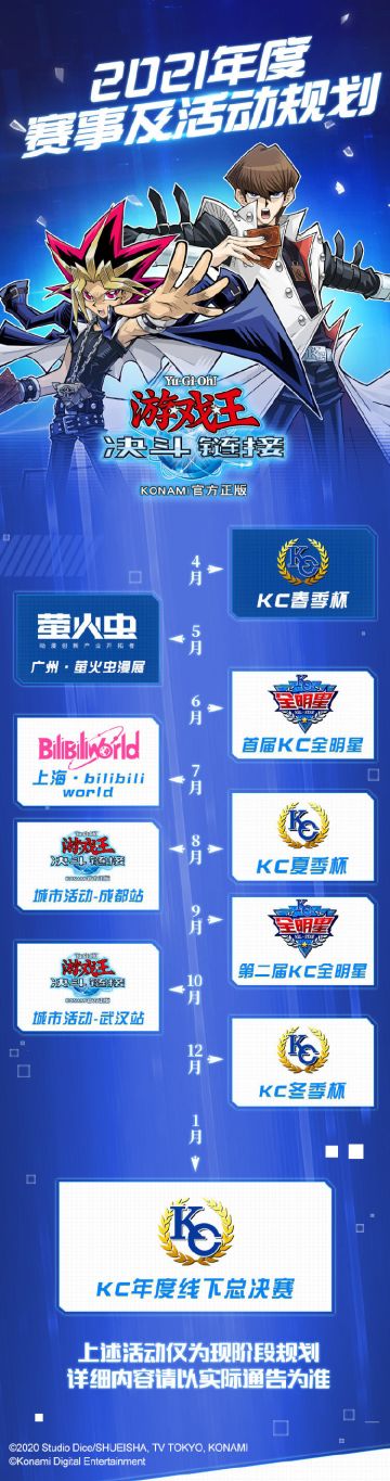 2021年度赛事及活动规划公开！