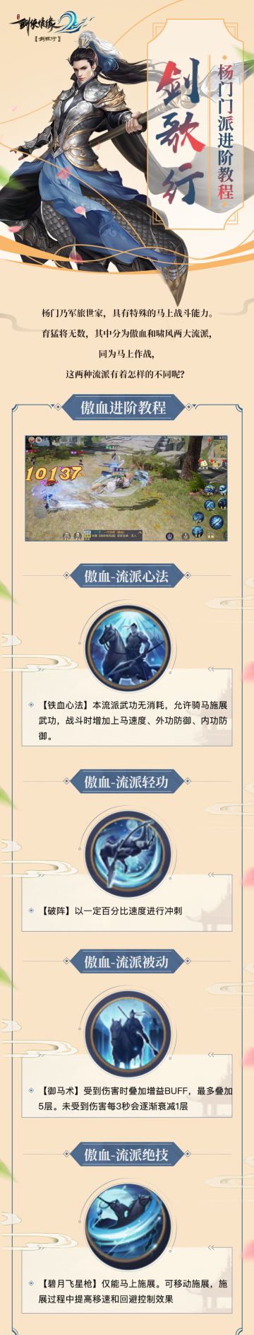 杨门 | 门派进阶介绍