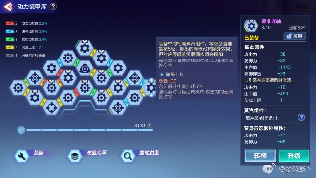 角色攻略#【机甲攻略】拥有一套机甲让你走上人生巅峰截图
