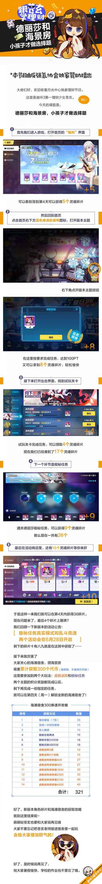 一个图教大家如何在活动中凑齐月下初拥碎片