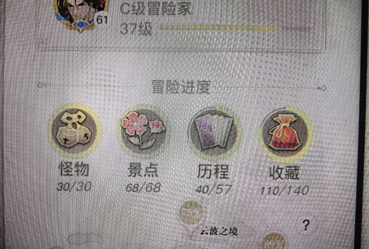 有大佬知道历程还有哪些可以完成吗？我现在就40个，后面不知道还有什么了！截图