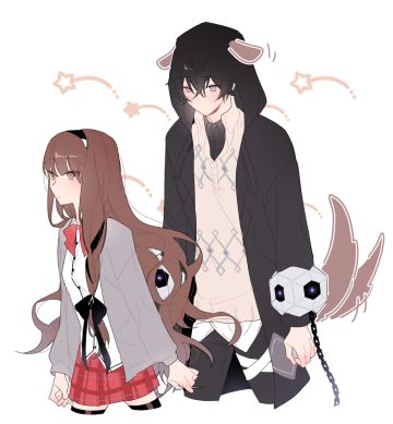 #角虫的腿部挂件#身后摇个不停的尾巴~（来源：@natsu）