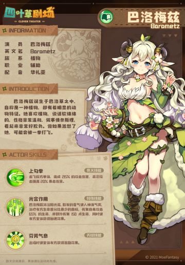 【演员登记表】巴洛梅兹