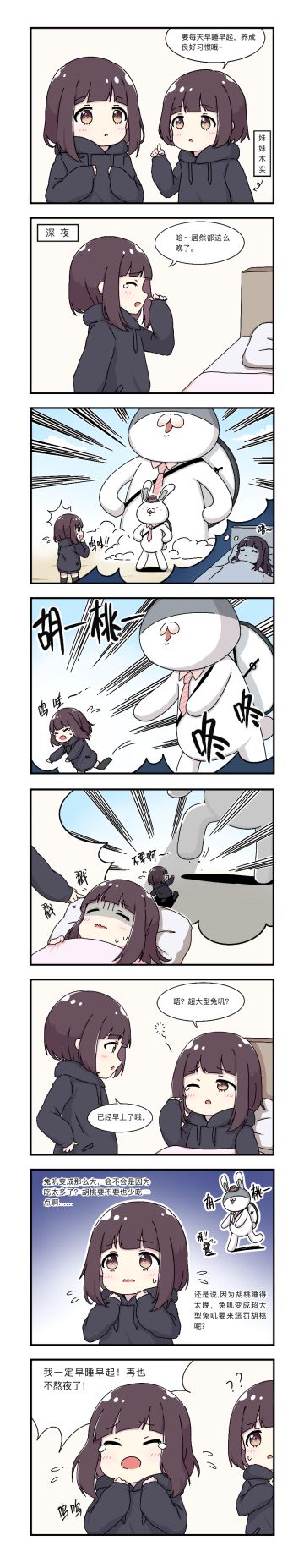 《胡桃の脑洞日常》第三话：超大型兔叽