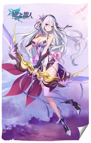 空中旅人丨丛林中的天使，灵动少女-满天樱花：尤菲