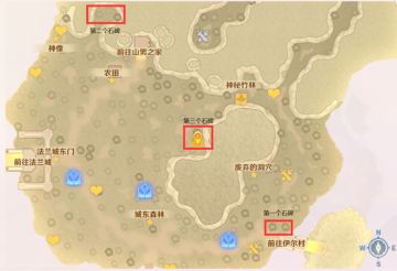 40级前 魔力纪年石碑坐标收集~