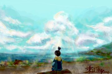 #小森村共建# 板绘新手画了十来天了总算赶在截稿前来投稿咯！