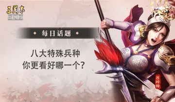 【每日话题】八大特殊兵种你更看好哪一个？