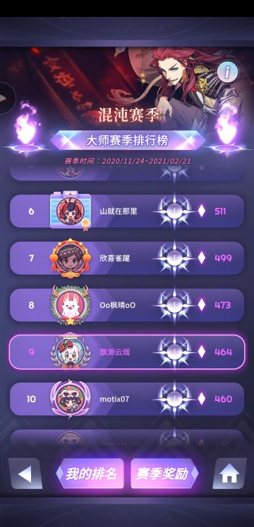 一套针对高段主流的卡组