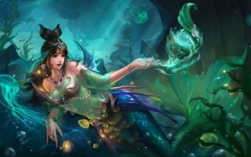 鲛人之泪，沧海遗珠，新英雄左月技能详情抢先看！