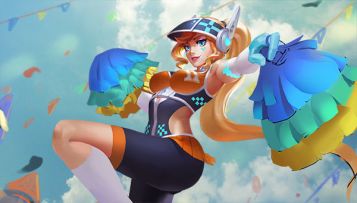 美女拉拉队长艾米丽华美亮相