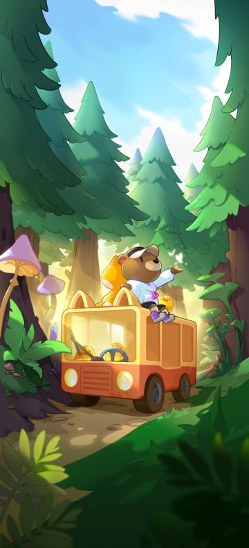 小森灵壁纸分享 l 夏日小清新，森灵王们请查收！