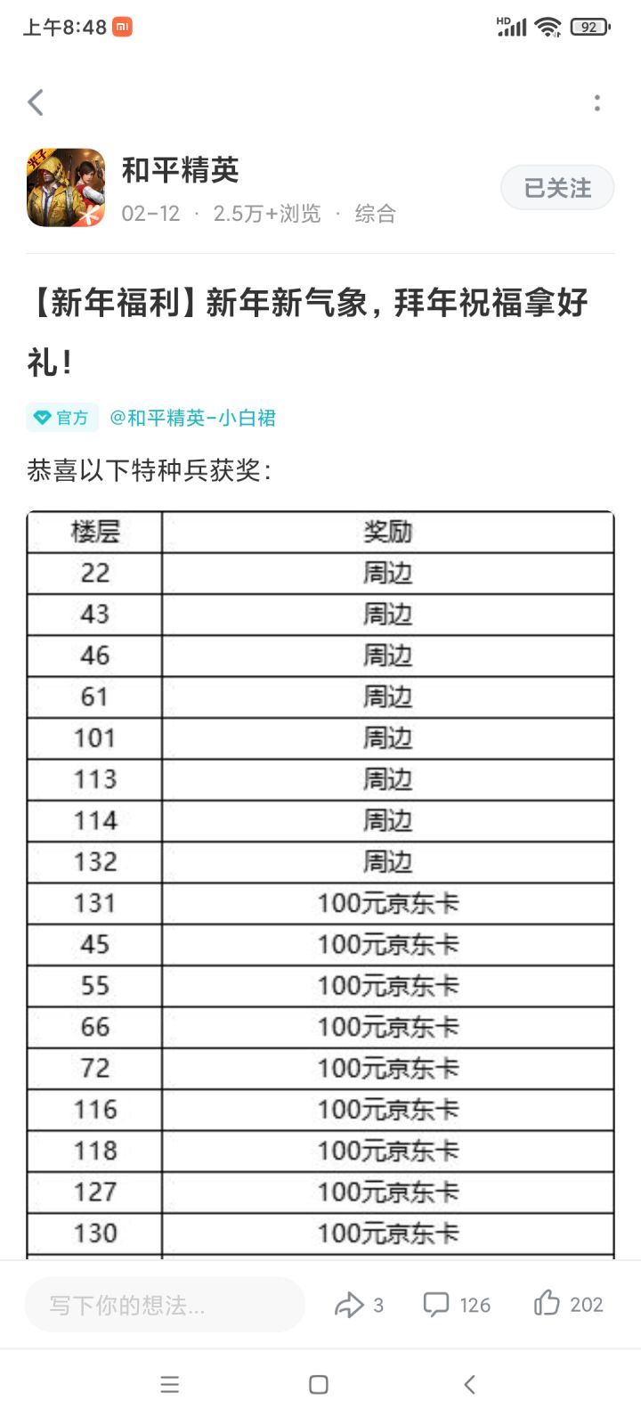 这个活动奖励还没有发放呀......截图