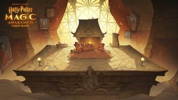 温暖洋溢，进入格兰芬多公共休息室