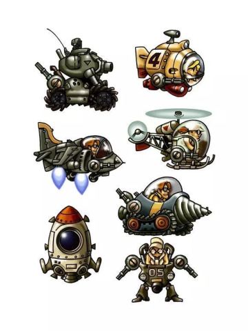 经典《合金弹头》武器载具赏析，我们的青春不曾虚度！