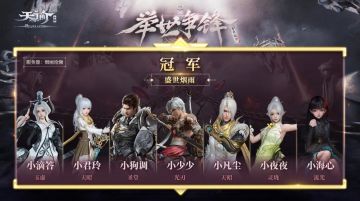 举世争锋S0测试赛季光辉落幕，恭喜【盛世烟雨】战队冠军加冕！