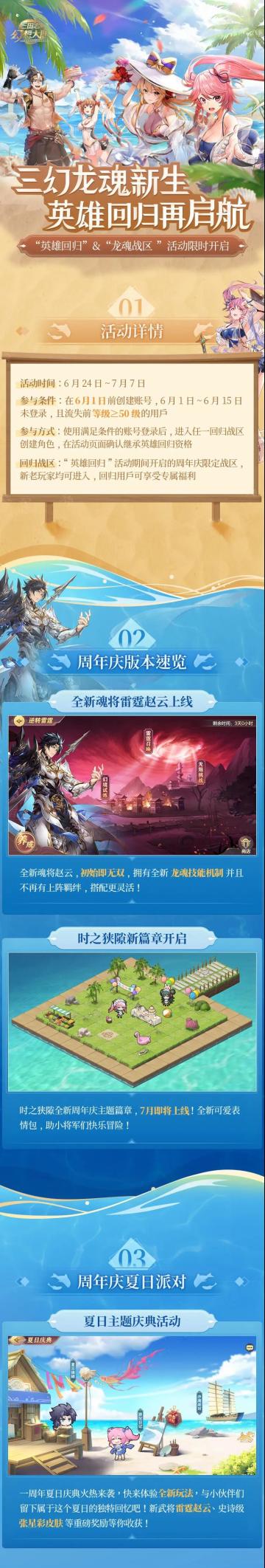周年庆“英雄回归”即将开启！海量回归福利抢先看
