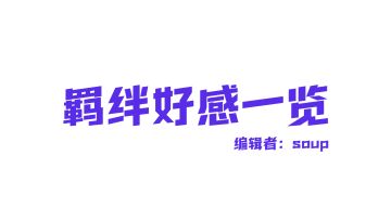 【攻略】参赛者羁绊礼物汇总丨英文字母排序丨更新至2022/05/06