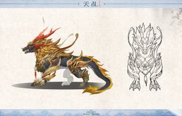 坐骑黑化变妖帝？ 《天乩》手游BOSS手稿首曝