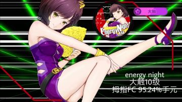 【Muse Dash】纯拇指硬抗攻略大触10级曲energy night FC 95.24%丢人手元