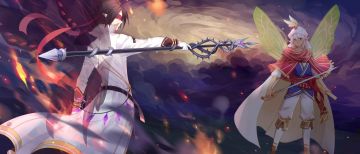 塔巴斯西蒙对决CG原画曝光！《小花仙》手游兄弟云巅对峙