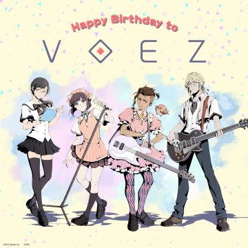 祝 VOEZ 五周年快乐～～ ヾ(´︶`*)ﾉ♬