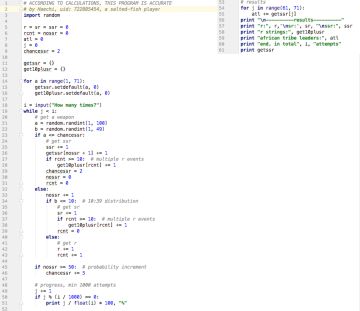 ［忍3“专业”测评］概率の误解——编程模拟10亿次金钥匙武器抽奖！史上最全解答～ (☆_☆)