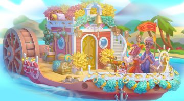 奥斯汀漂流记开启，来《梦幻花园》装修你的专属大船