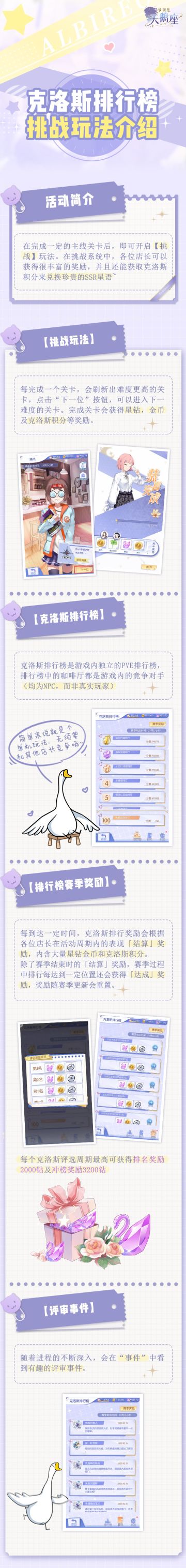 《梦间集天鹅座》『克洛斯积分玩法』抢先看！