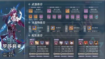 原神·角色攻略|图鉴一览系列——罗莎莉亚