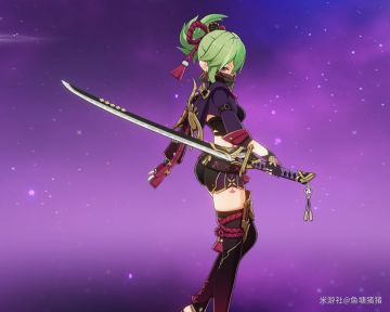 原神脑洞攻略-久岐忍*天目影打刀：柯莱激化站场可能性