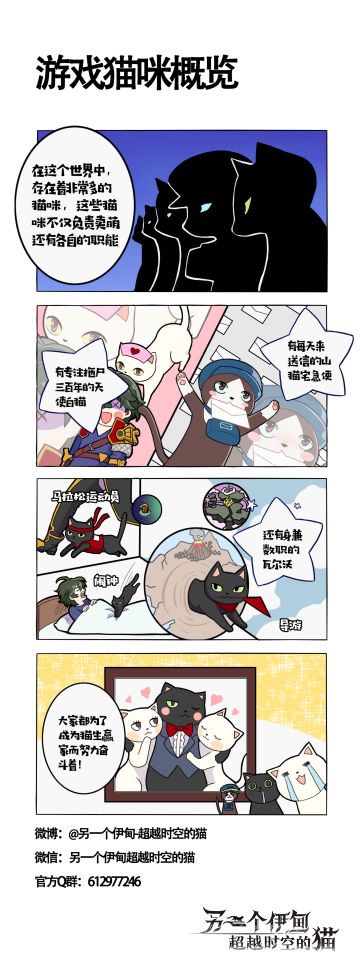 【猫の四格漫画第一期】游戏猫咪概览